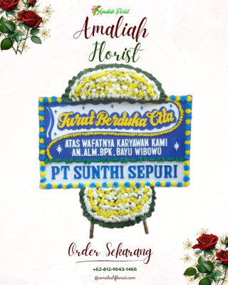Papan Bunga Duka di Tondonggeu