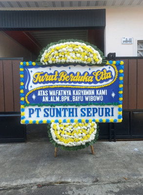 Papan Bunga Duka di Tondonggeu