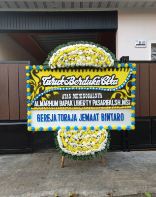 Papan Bunga Duka di Tondonggeu