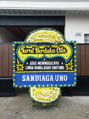 Papan Bunga Duka di Tondonggeu